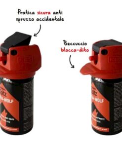 Spray al peperoncino contra wolf