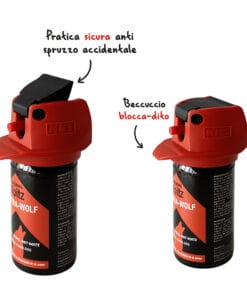 Spray al peperoncino contra wolf