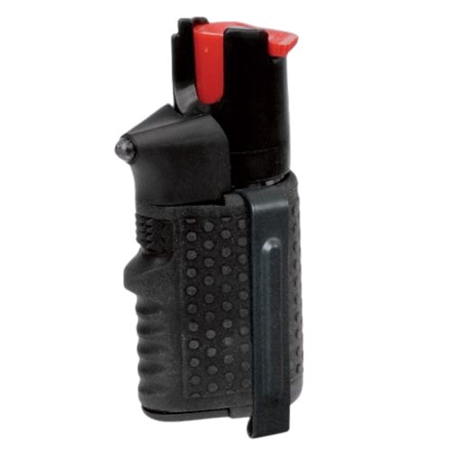 custodia nera spray peperoncino luce clip