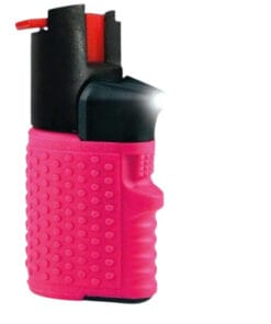 Custodia spray al peperoncino con luce led pink