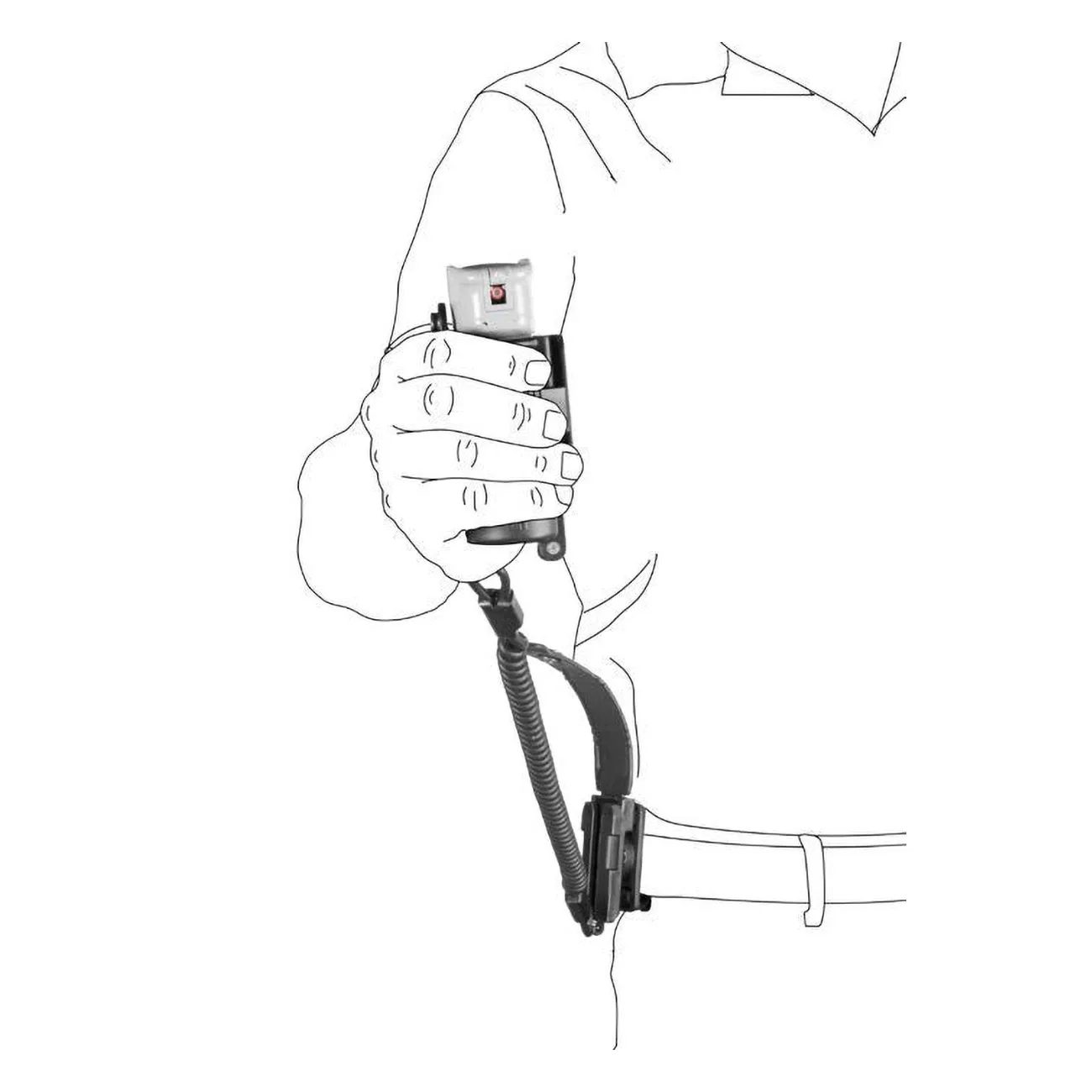 Vega Holster 8VP45 porta spray in polimero