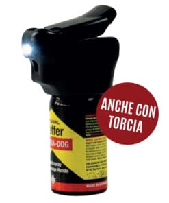 spray al peperoncino contra dog con Torcia
