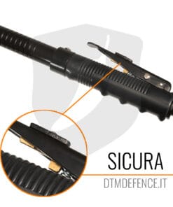 Manganello Telescopico a Scatto 21,5 52,5 cm acciaio