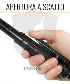 Manganello Telescopico a Scatto 21,5 52,5 cm acciaio