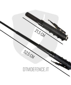 Manganello Telescopico a Scatto 21,5 52,5 cm acciaio