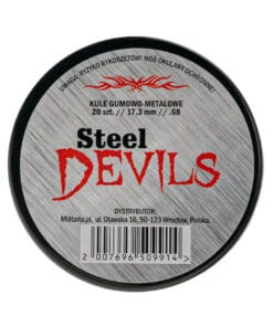 Steel Devils palle gomma metallo .68 20 pezzi