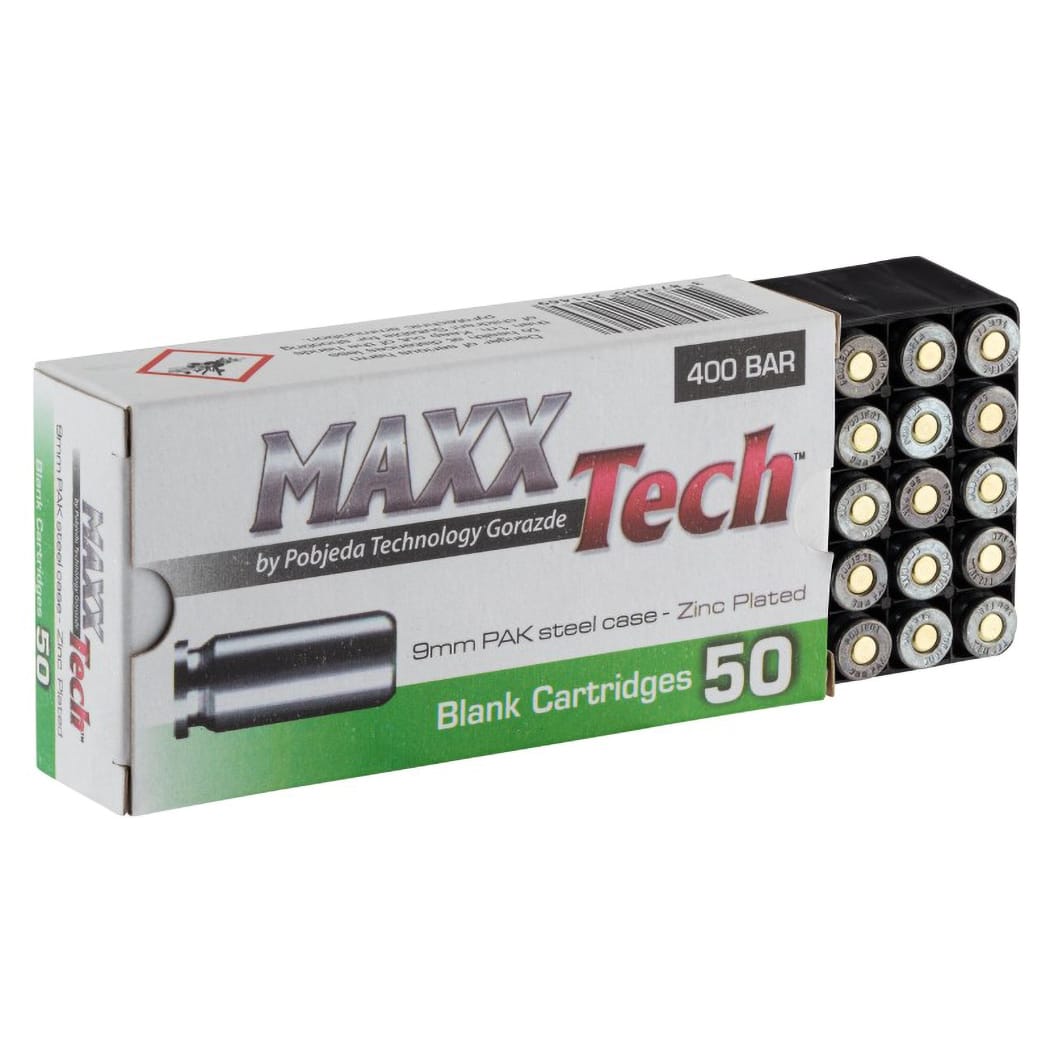 Maxxtech Munizione Salve 9mm - Confezione 50