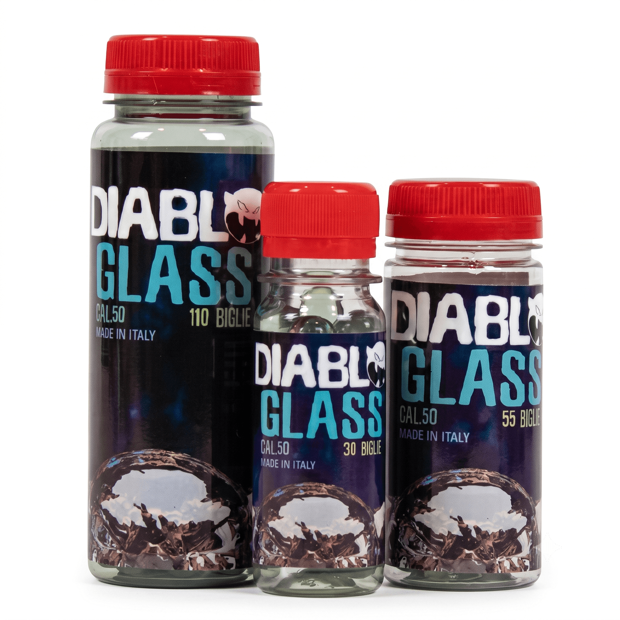 Diablo Glass Sfere Calibro .50