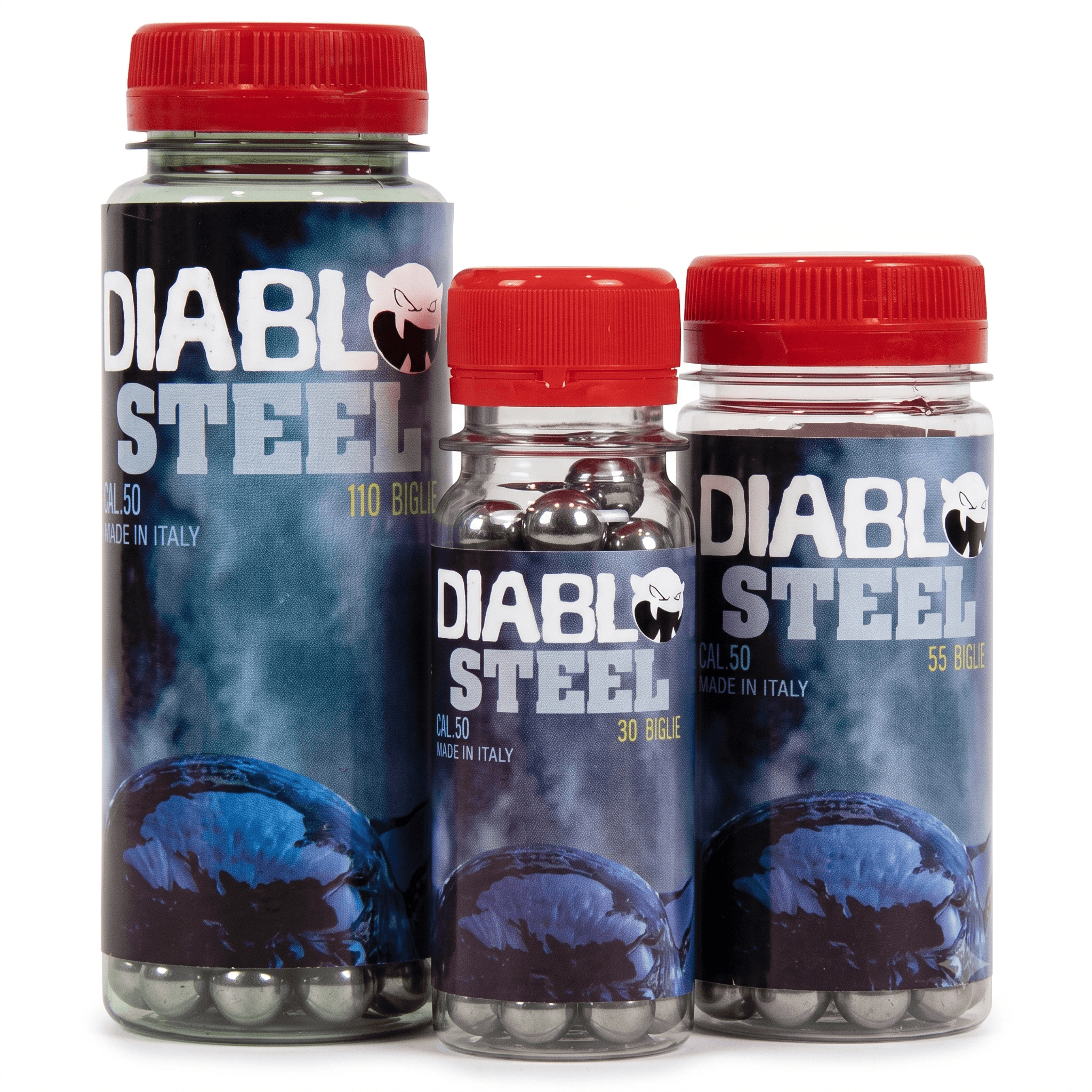 Diablo Steel Sfere Acciaio T4E Calibro .50
