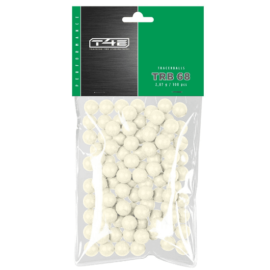 Palline gomma fluorescenti Umarex TRB .68 100 pz