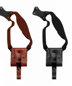 1K03 – KIT ASCELLARE IN CUOIO CON DOPPIO PORTACARICATORE - Armeria Lamanna