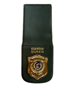 1WE110 - Portafoglio Guardie Giurate con Placca Estraibile - Armeria Lamanna