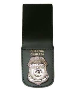 1WE27 - Portafoglio Guardie Giurate con Placca Estraibile - Armeria Lamanna