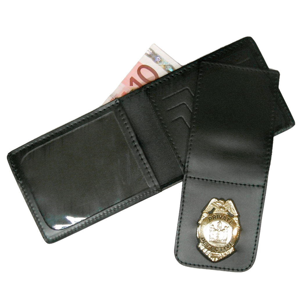 1WE81 Portafoglio con Placca Estraibile Detective Private - Armeria Lamanna