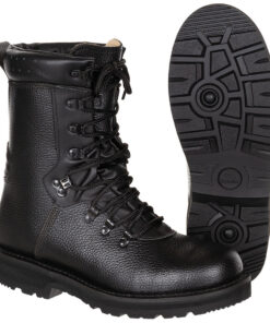BW 18145 Anfibi Militari Modello 2000 in Pelle Nera - Armeria Lamanna
