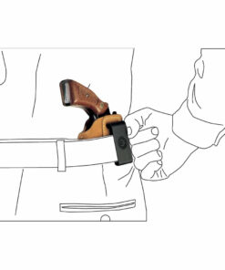 Fondina Vega Holster IB3 Interna in Pelle Scamosciata - Armeria Lamanna