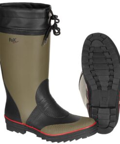Fox Outdoor Anfibi in Gomma Oliva con Polsino - Armeria Lamanna