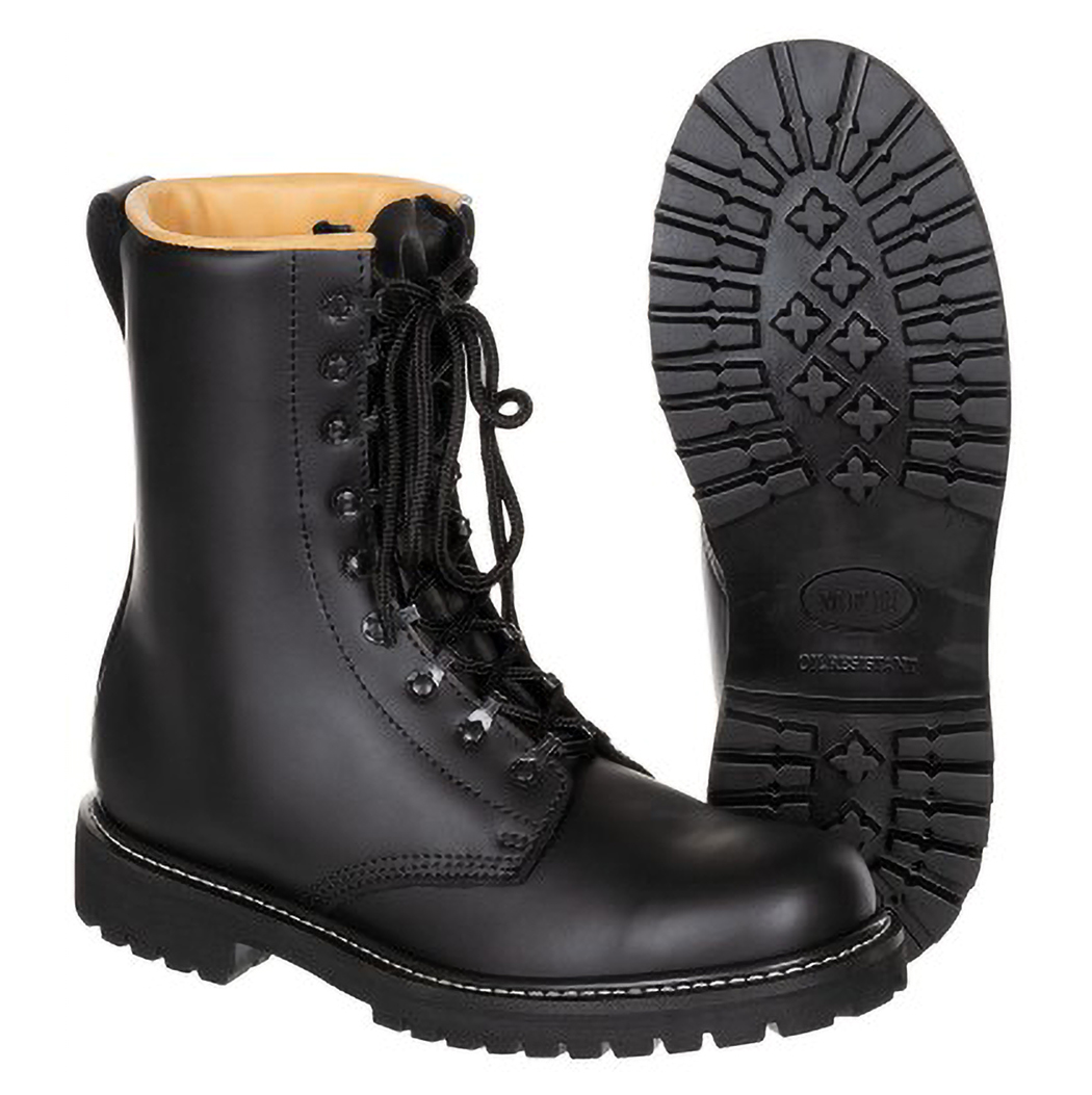MFH 18135 Stivale Militare Kampfstiefel in Pelle Nera - Armeria Lamanna