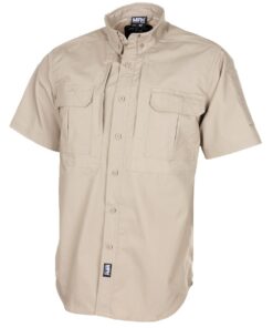 MFH Camicia Attack khaki corta in Rip Stop e Teflon - Armeria Lamanna