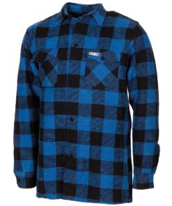 Fox Outdoor Camicia boscaiolo flanella blu e nera - Armeria Lamanna