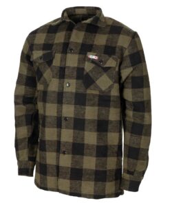 Fox Outdoor Camicia boscaiolo flanella verde oliva e nera - Armeria Lamanna