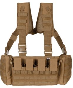MFH Chest Rig Mission Coyote Tan Modulare Professionale - Armeria Lamanna