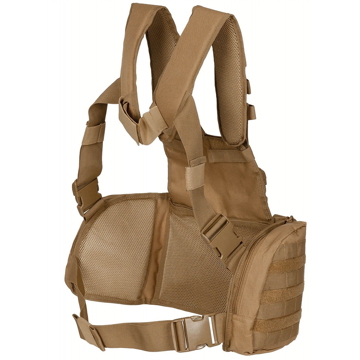 MFH Chest Rig Mission Coyote Tan Modulare Professionale