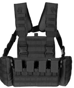 MFH Chest Rig Mission Nero Modulare Professionale - Armeria Lamanna