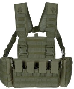 MFH Chest Rig Mission Verde Oliva Modulare Professionale - Armeria Lamanna