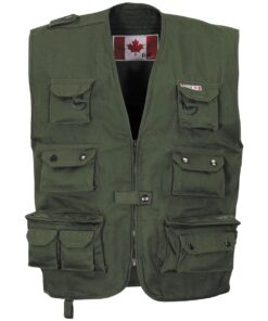 MFH Gilet Outdoor Verde Oliva Modello Pesante - Armeria Lamanna