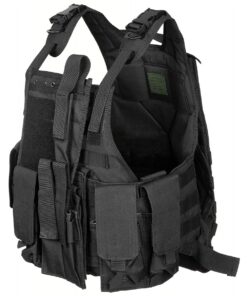 MFH Gilet Tattico Ranger Nero con Sistema Idratazione - Armeria Lamanna