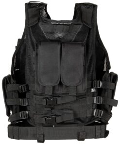 Alternative view of MFH Gilet Tattico USMC Nero con Cinturone