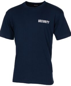 MFH Maglia Security blu con stampa fronte e retro - Armeria Lamanna