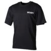MFH Maglia Security nera con stampa fronte e retro - Armeria Lamanna