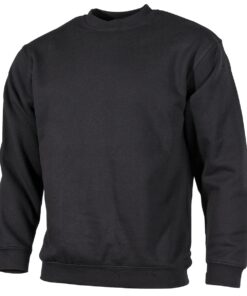 MFH Maglia Sweatshirt Nera in cotone e poliestere - Armeria Lamanna