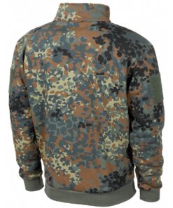 MFH Maglia Tactical con Zip Mimetica Flecktarn - Armeria Lamanna