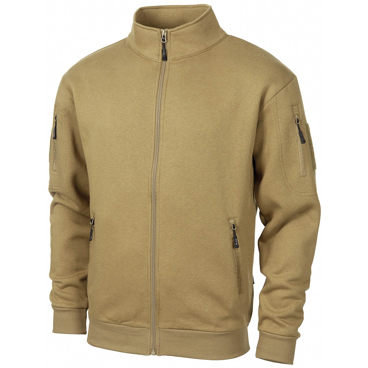 MFH Maglia Tactical con Zip e Tasche Coyote Tan - Armeria Lamanna