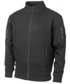 MFH Maglia Tactical con Zip e Tasche Nera - Armeria Lamanna