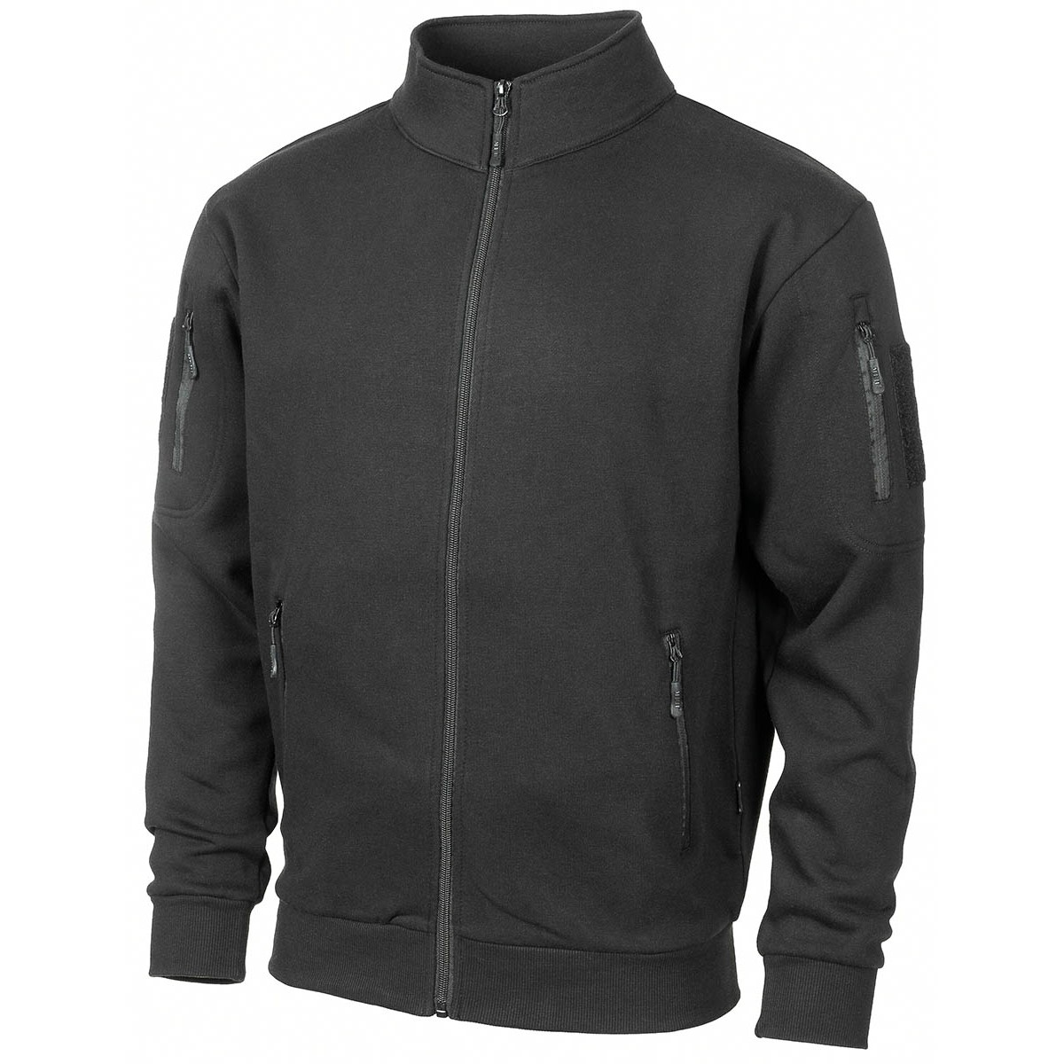 MFH Maglia Tactical con Zip e Tasche Nera - Armeria Lamanna
