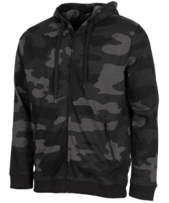 MFH Maglia Trainingsjacke Jogger Dark Camo con Zip - Armeria Lamanna