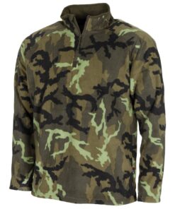 MFH Maglia Troyer in Microfleece Camouflage M95 CZ - Armeria Lamanna