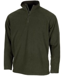 MFH Maglia Troyer in Microfleece Verde Oliva termica - Armeria Lamanna