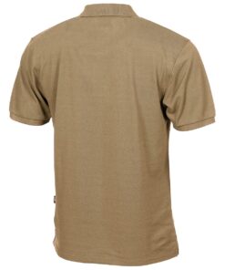 MFH Polo coyote tan operativa con chiusura a bottoni - Armeria Lamanna