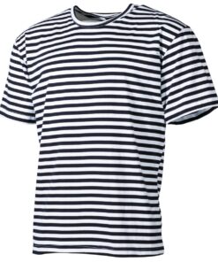 MFH T-Shirt Marina Russa a manica corta bianco blu - Armeria Lamanna