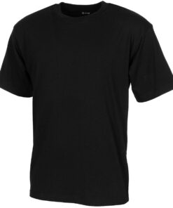 MFH T-Shirt Militare Nera Girocollo 170g 2 - Armeria Lamanna
