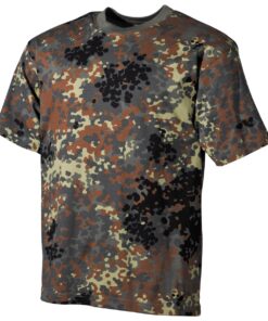 MFH T-Shirt Militare US Style Flecktarn 170g - Armeria Lamanna
