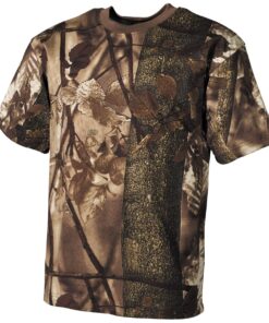 MFH T-Shirt Militare US Style Hunter-Braun 170g - Armeria Lamanna
