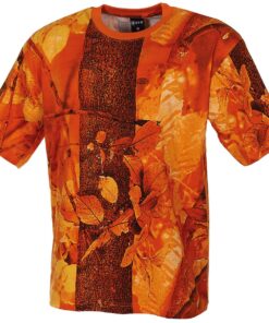 MFH T-Shirt Militare US Style Hunter-Orange 170g - Armeria Lamanna