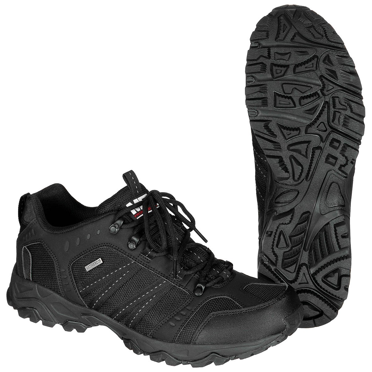 MFH Tactical Scarpe Basse Waterproof Nere con Membrana HBR - Armeria Lamanna