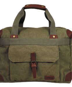 Pure Trash Borsa Canvas PT Oliv con Pelle - Armeria Lamanna